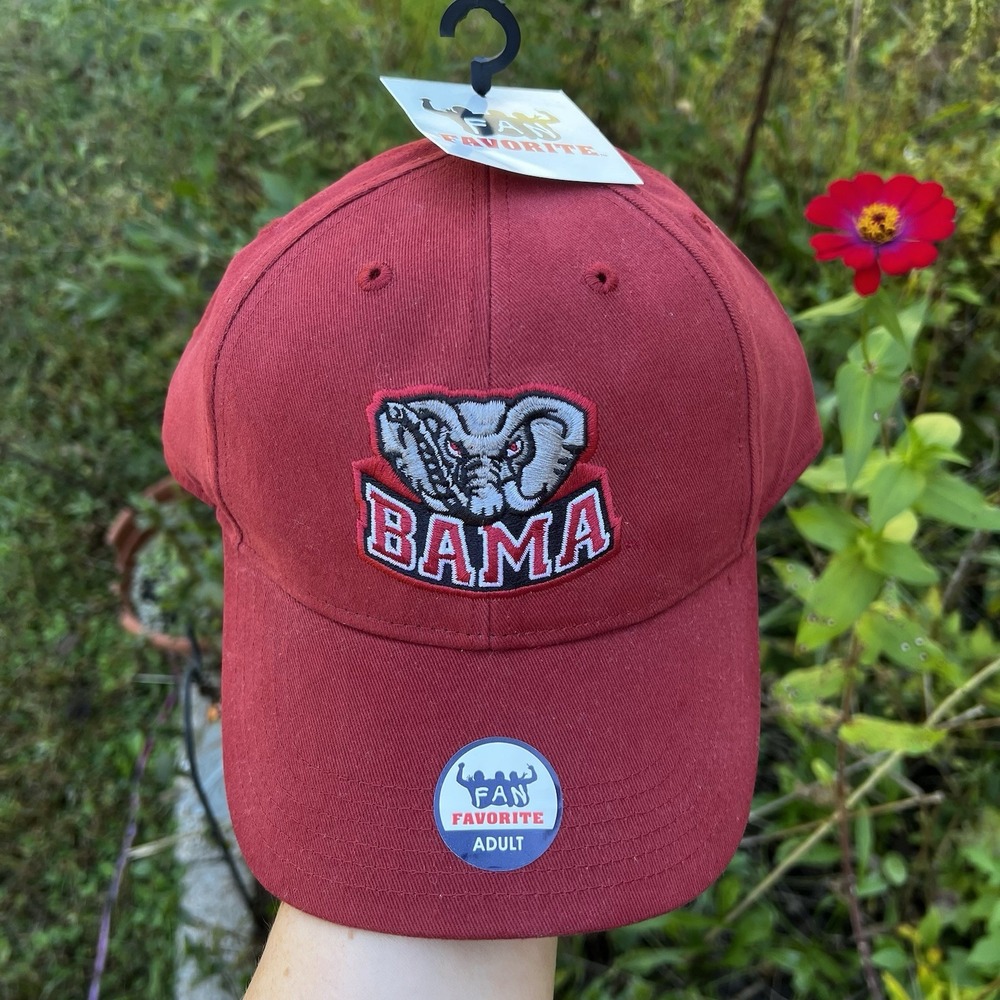 Alabama Crimson Tide NCAA Adjustable Hat‎ Cap Elephant Logo Captivating Headgear
